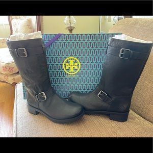 Tory Burch Chrystie 40MM Artisan Veg Boots Size 11 - NEW in Box